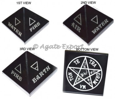 Five Elements With Tetragrammaton Pyramid
