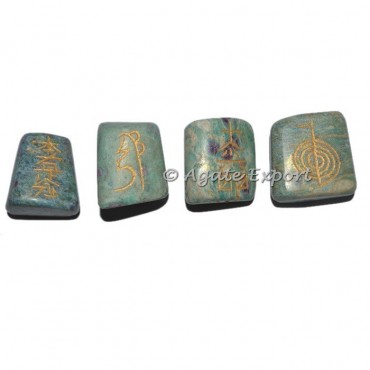Ruby Zeosite Usui Reiki Tumbled Set