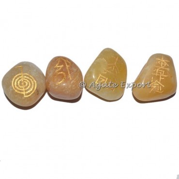 Yellow Aventurine Usui Reiki Tumbled Set