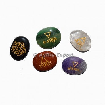 Elemental Direction Oval Shape Set