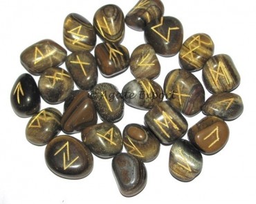 Tiger Eye Rune Set
