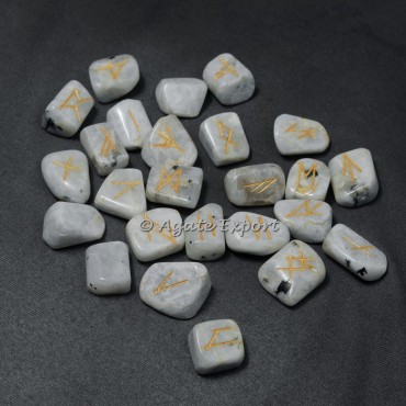 Rainbow Moonstone Rune Set