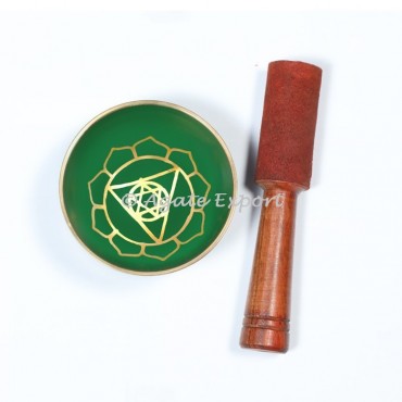 Green Color Singing Bowl