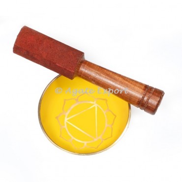 Yellow Color Singing Bowl