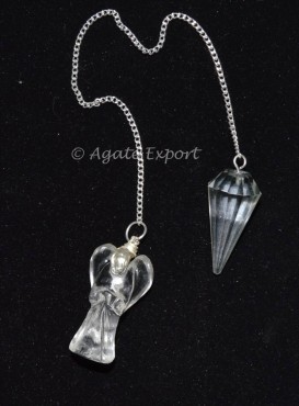 Crystal Quartz Pendulums