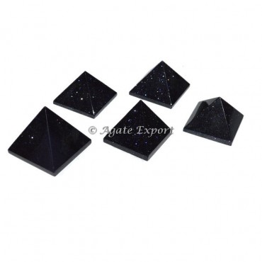 Blue Sunstone Small Pyramids