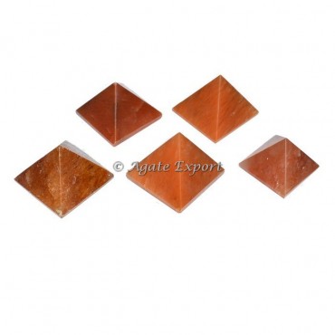 Peach Aventurine Small Pyramids
