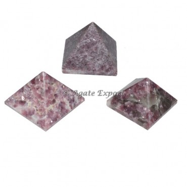 Lepidolite Small Pyramids