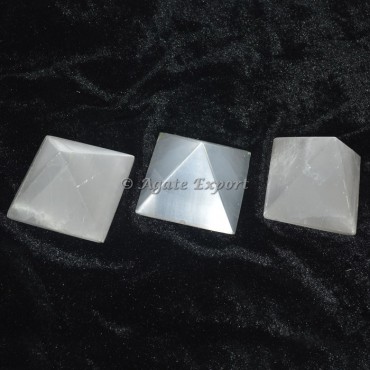 Selenite Small Pyramid