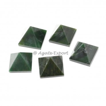 Dark Green Aventurine Small Pyramids