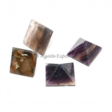 Multi Fluorite Small Pyramids