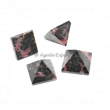 Rhodochrosite Small Pyramids