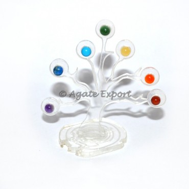 7 Chakra Tree Showcase Stand
