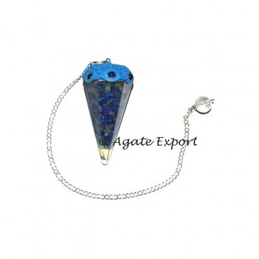 Orgone Lapis Tibetan Pendulums