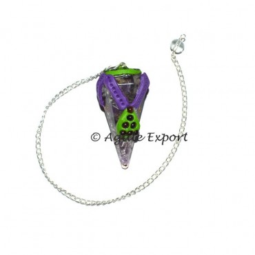 Amethyst Orgone Tibetan Pendulums