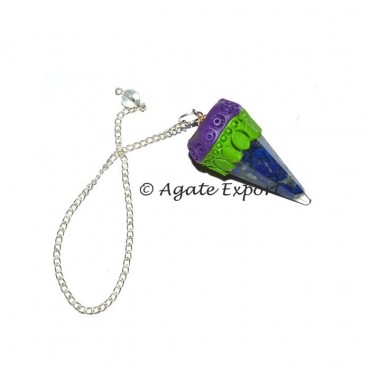 Lapis Lazuli Orgone Tibetan Pendulums