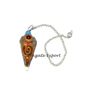 Yellow Jasper Orgone Tibetan Pendulums