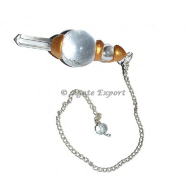 Crystal Quartz Ball Tibetan Pendulums