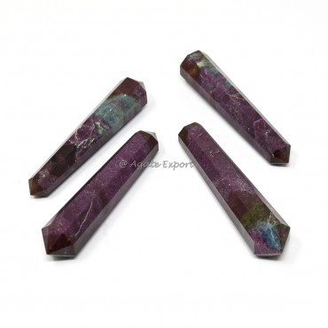 Ruby In Kyanite Double Terminated Point