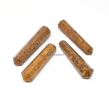 Calligraphy Stone Double Terminated Point