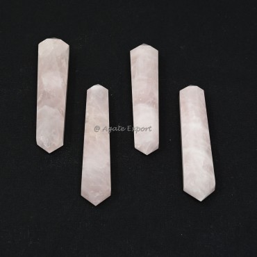 Rose Quartz Double Terminated Point