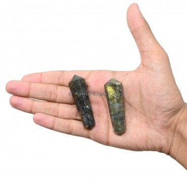 Labradorite Double Terminated Point