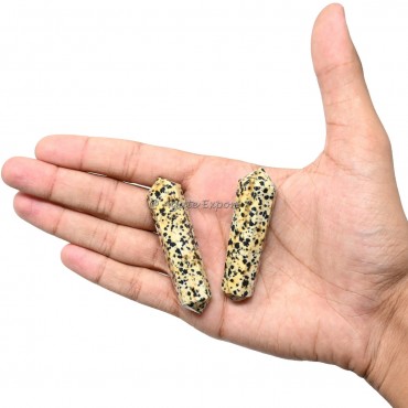 Dalmatian Jasper Double Terminated Point