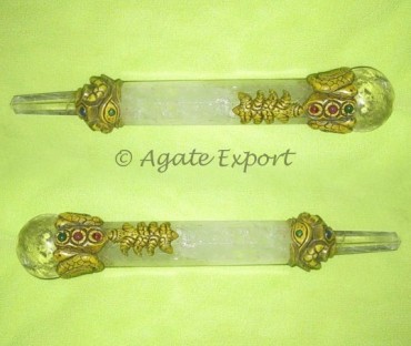 Fegshui Tibetan Crystal Quartz Wands
