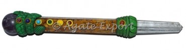 Yellow Jasper Orgone Chakra Tibetan Wands