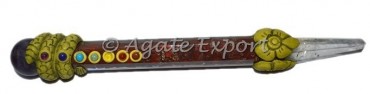 Red Jasper Orgone Chakra Tibetan Wands