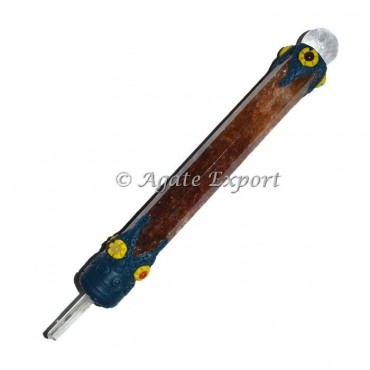 Orange Aventurine Tibetan Chakra Wands