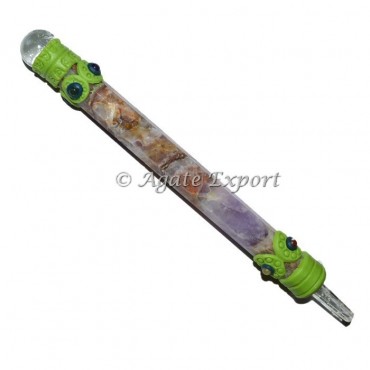 Amethyst Tibetan Chakra Wands