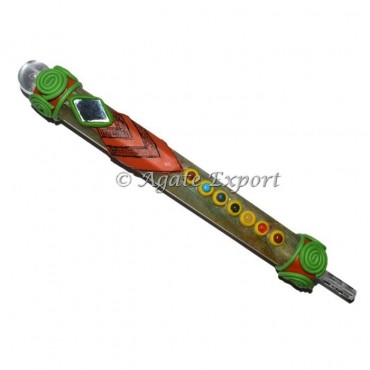 Green Aventurine Tibetan Chakra Wands