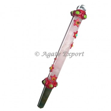 Rose Quartz Tibetan Healing Wands