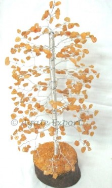 Yellow Agate 300 Pcs Chips Tree