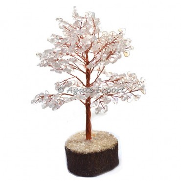 Crystal Quartz Copper Tree
