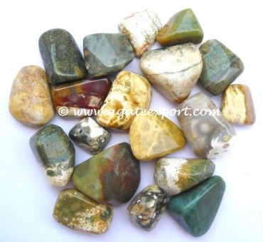 Ocean Jasper Tumbled Stones.
