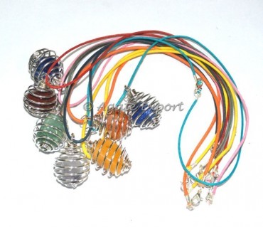 Chakra Tumbled Stone Set With Lather Code