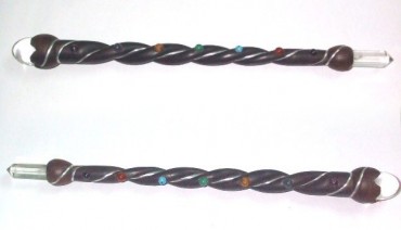 Seven Charka Rose Wood Wands.