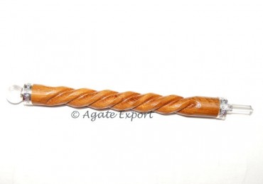 Spiral Wood Healing Wand