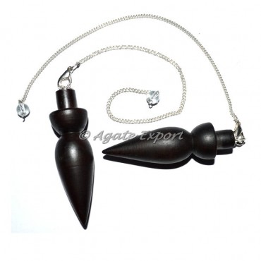 Rose Wood Carved Pendulums