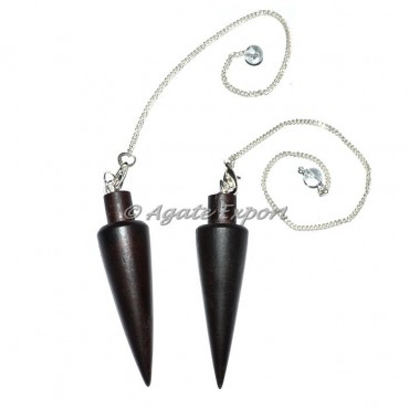 Rose Wood Long Cone Pendulums