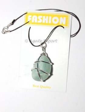 Amazonite Tumbled Wrap Pendant