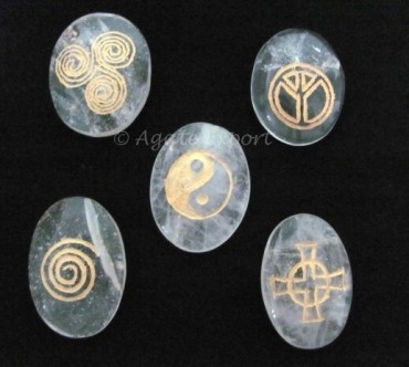 Crystals Ying Yang Crystals Set