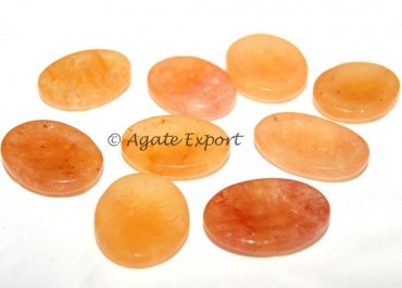 Golden Quartz Worry Stones.