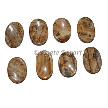 Picture Jasper Worry Stone