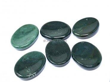 Green Fancy Jasper Worry Stone