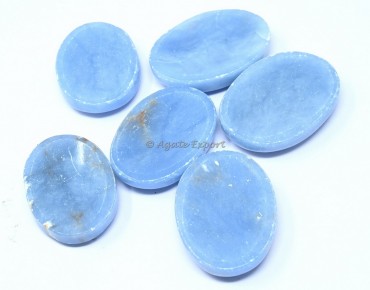 Angelite Worry Stone