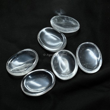 Crystal Quartz AAA Quality Worry Stone