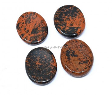 Mahagony Obsidian Worry Stone